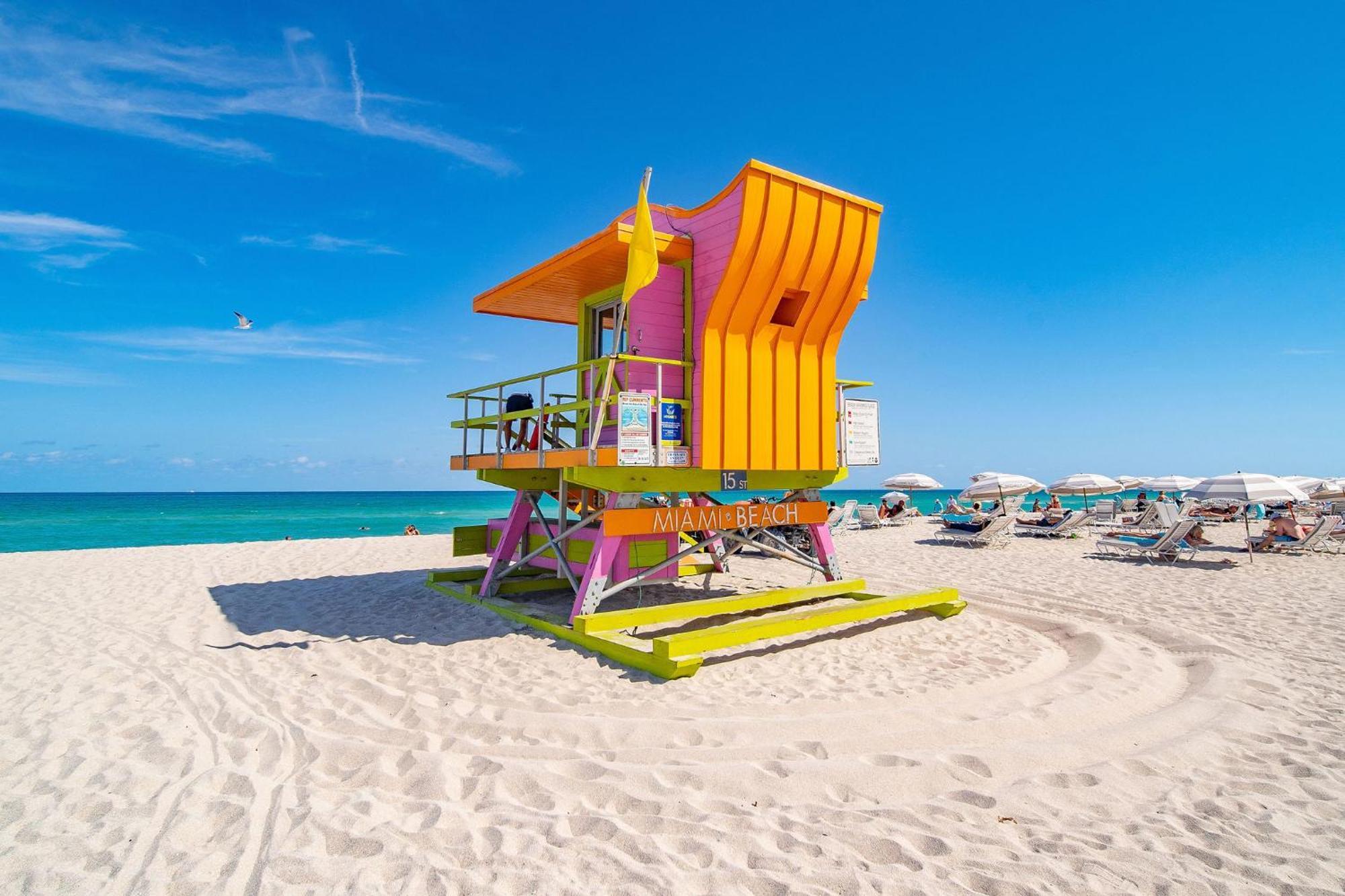 מיאמי ביץ' Deco Beachside Apt, W/2 Queen Beds, Washer/Dryer מראה חיצוני תמונה